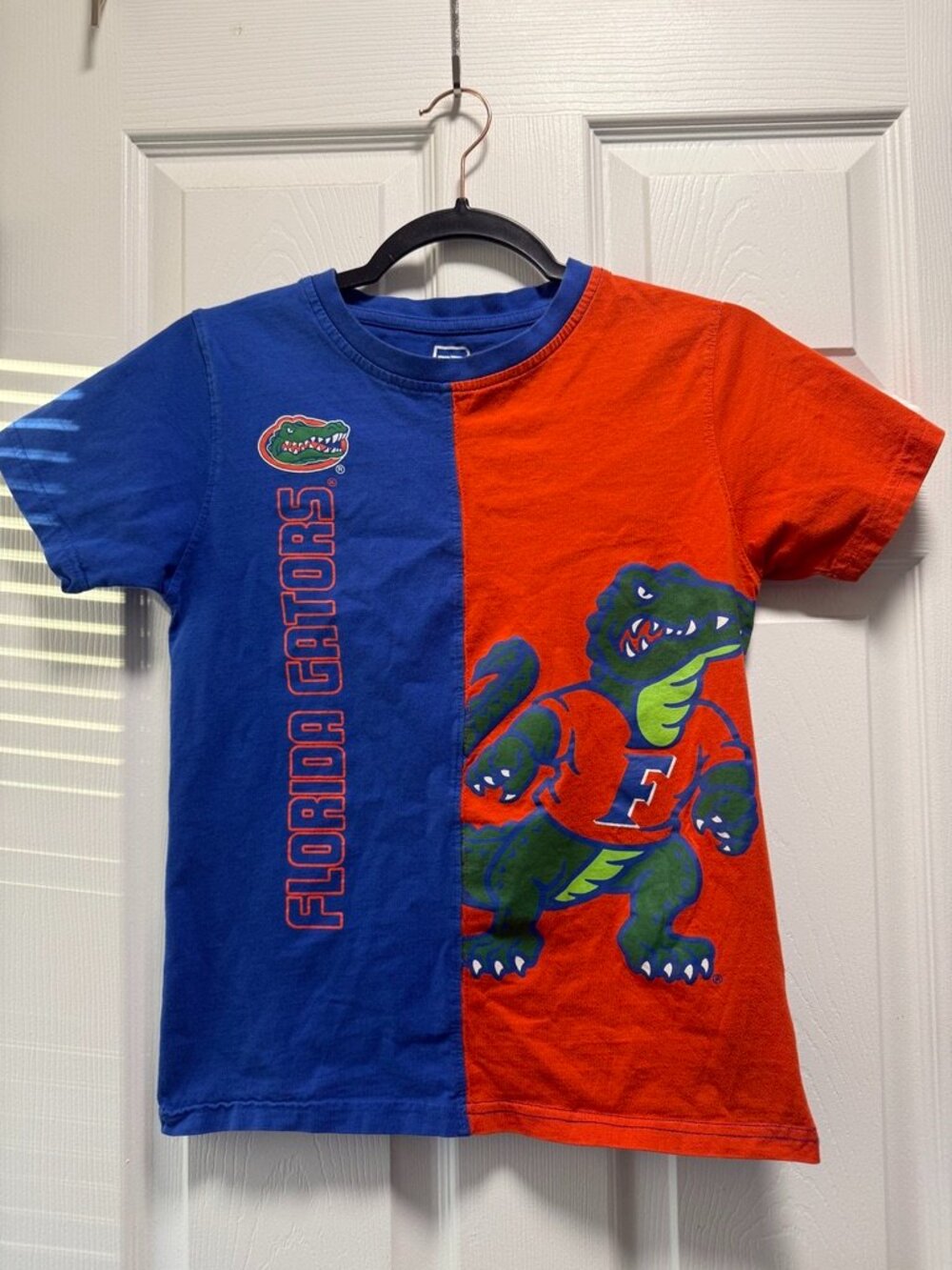 Florida Gators Youth L 12-14 Split Color Mascot Graphic T-Shirt